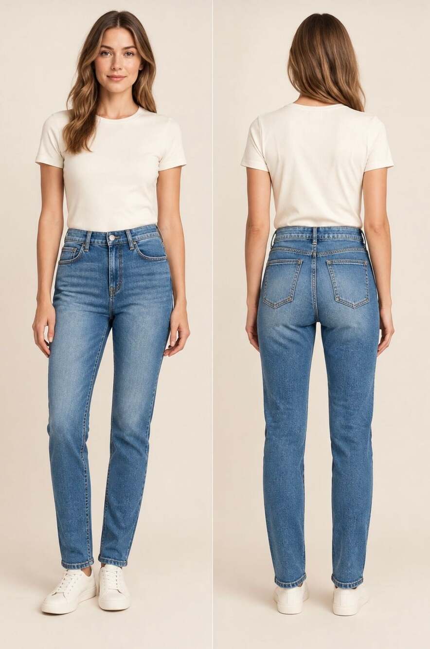 Pilcro and the Letterpress Mid-Rise Slim Boyfriend Jeans, Size 26